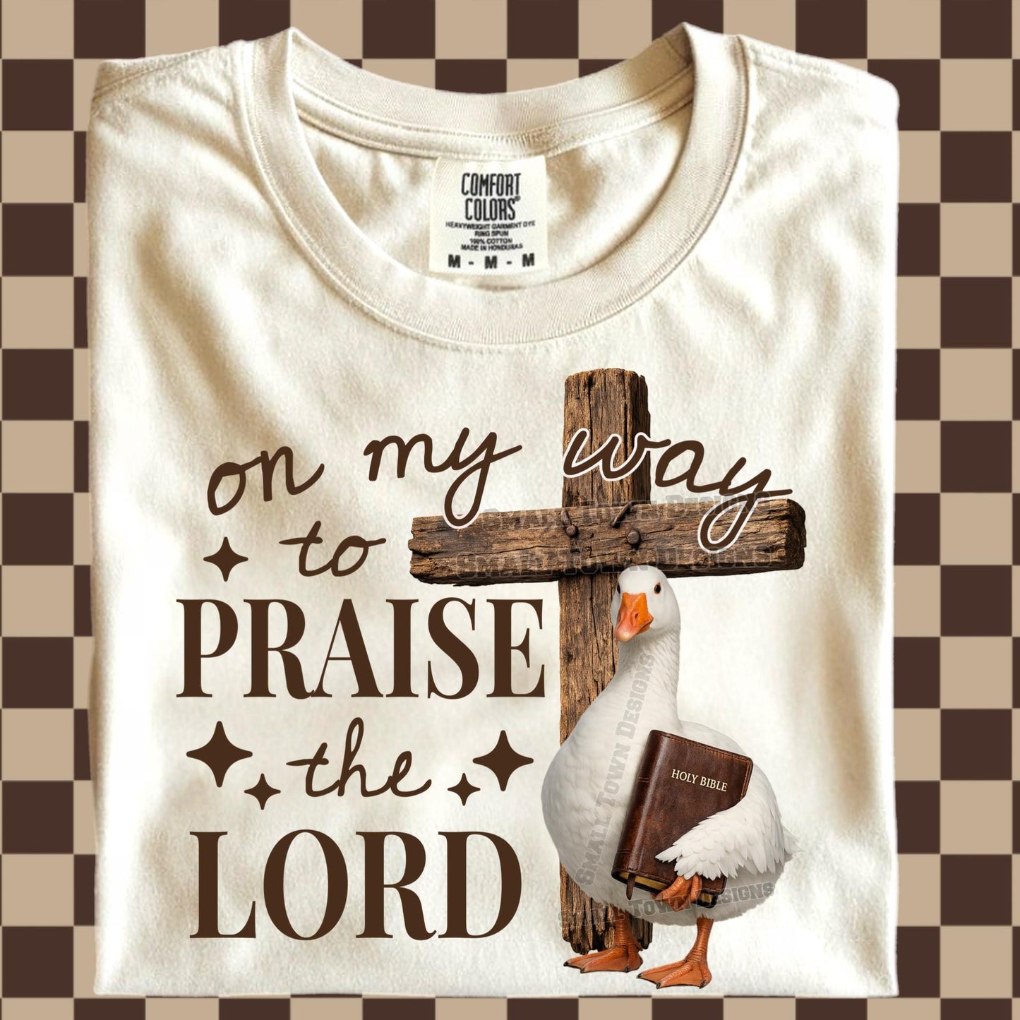 Praise The Lord Duck DTF Transfer