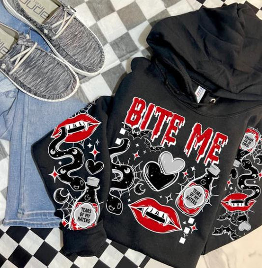 Bite Me w/ Sleeve DTF Transfer