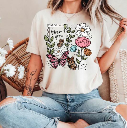 Bloom & Grow DTF Transfer