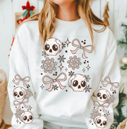 Skeletons & Snowflakes DTF Transfer