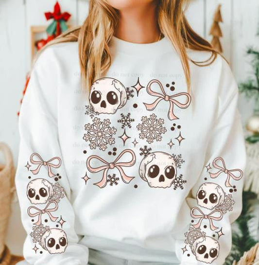 Skeletons & Snowflakes DTF Transfer
