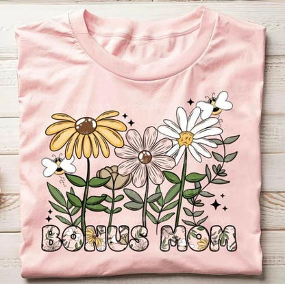Bonus Mom Floral DTF Transfer