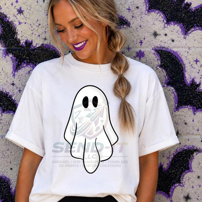Halloween, Ghost, Spooky, DTF Transfer