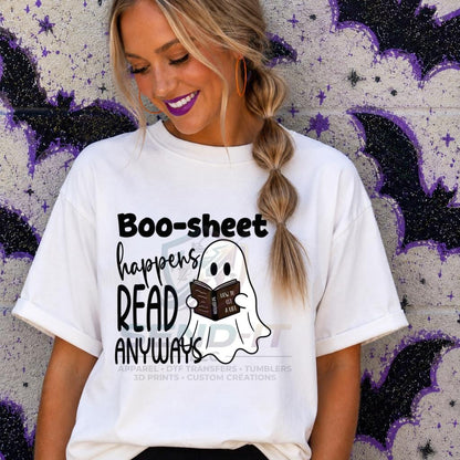 Boo, Sheet, Ghost, Funny, Halloween, DTF Transfer