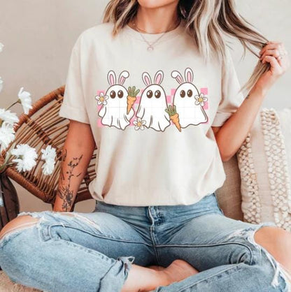 Easter Ghost Bunnies DTF Transfer