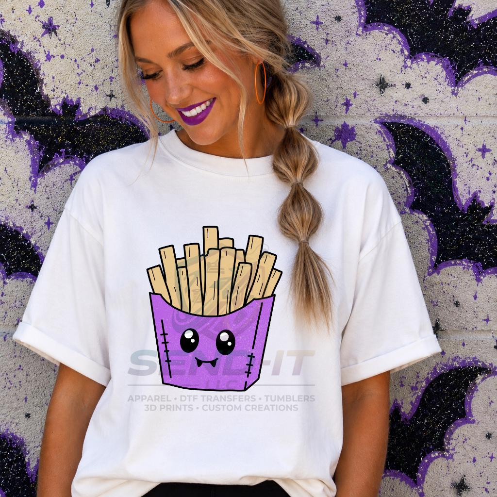 Halloween, Fries, DTF Transfer