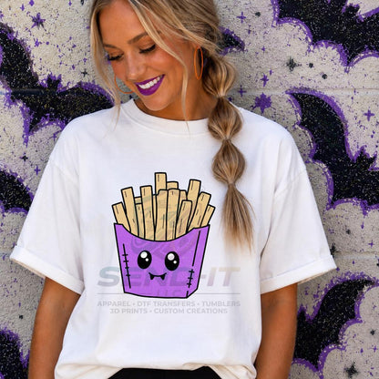Halloween, Fries, DTF Transfer