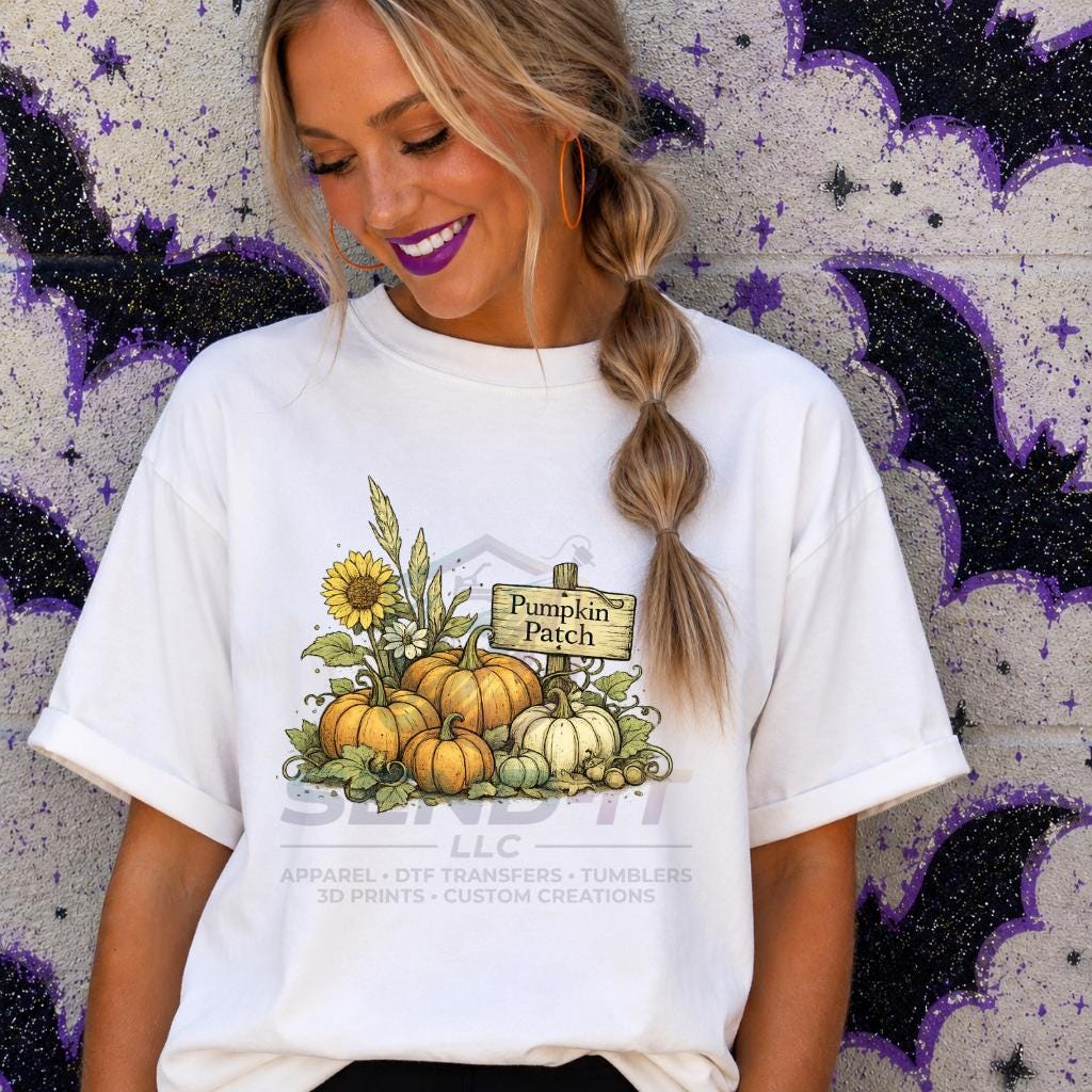 Fall, Pumpkin, Patch, DTF Transfer