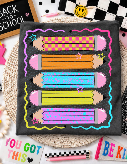 Teacher, Pencil, Back To School, DTF Transfer