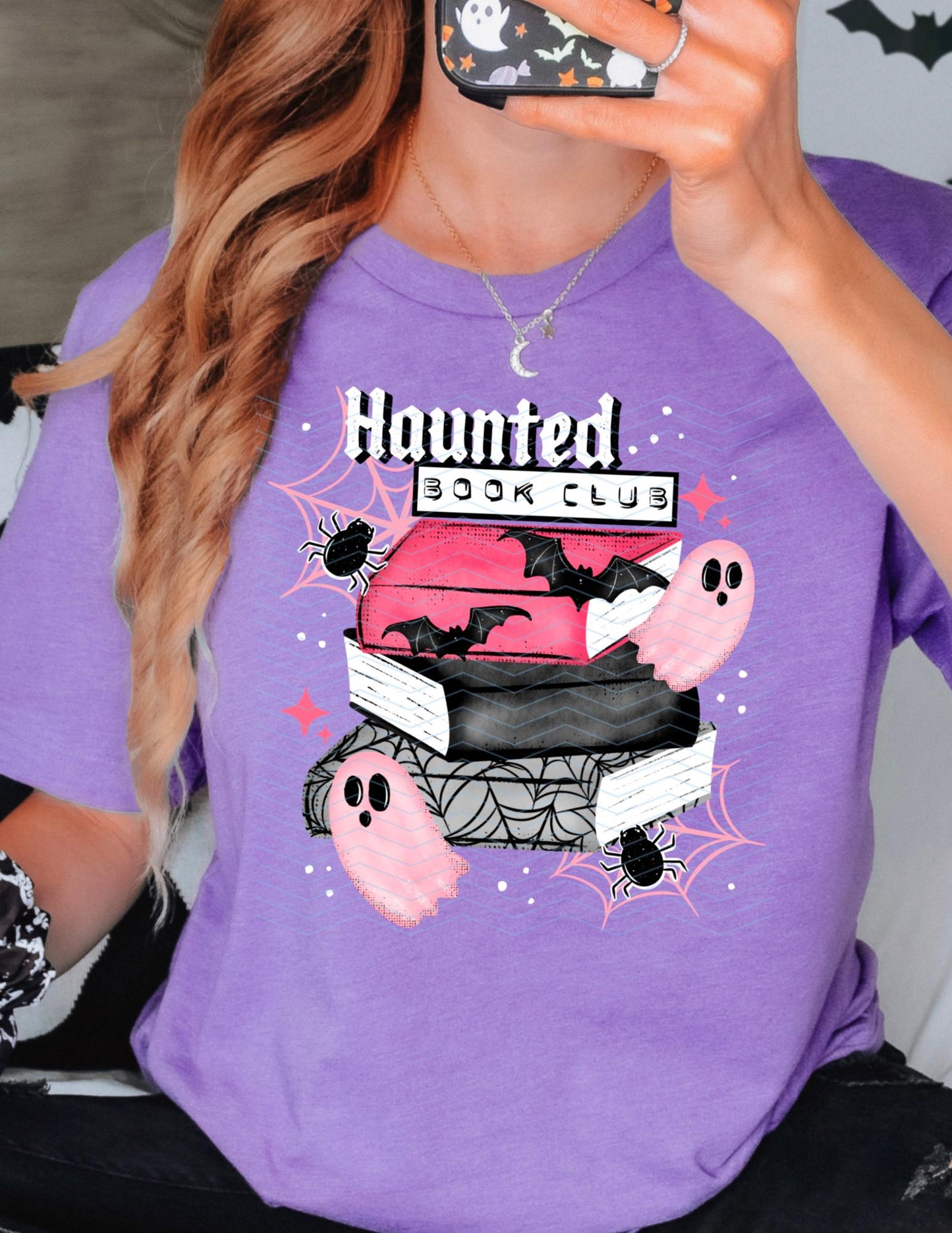 Haunted, Book, Club, Halloween, DTF Transfer