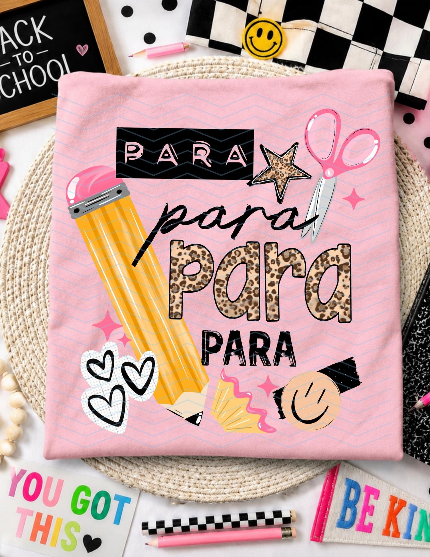 Para, Pencil, Back To School, DTF Transfer