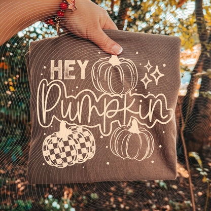Hey, Pumpkin, Fall, DTF Transfer