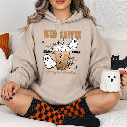 Iced Coffee, Scream, Sugar, Halloween, DTF Transfer