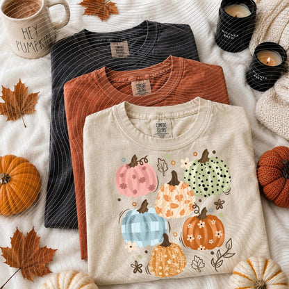 Retro, Pumpkins, Fall, Halloween, DTF Transfer