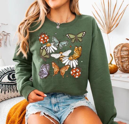 Boho Butterflies DTF Transfer
