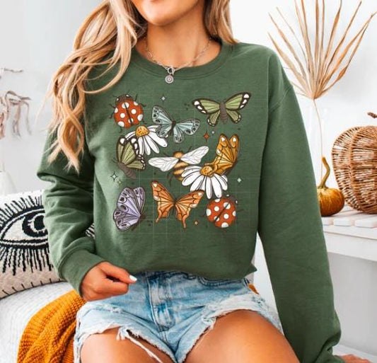 Boho Butterflies DTF Transfer