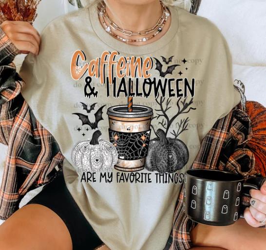 Caffeine & Halloween  DTF Transfer