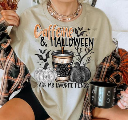 Caffeine & Halloween  DTF Transfer