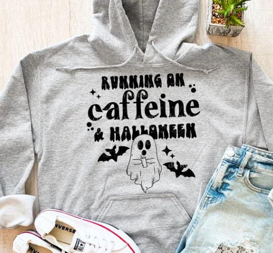 Running on Caffeine & Halloween DTF Transfer