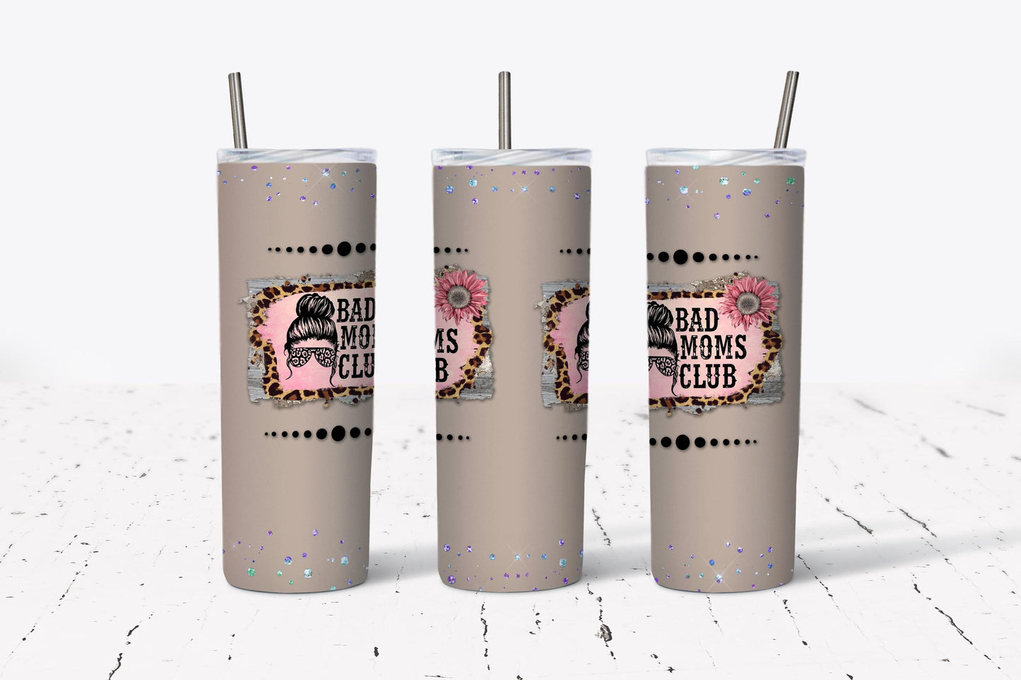Bad, Moms, Club, Stainless Steel, Tumbler, Drinkware