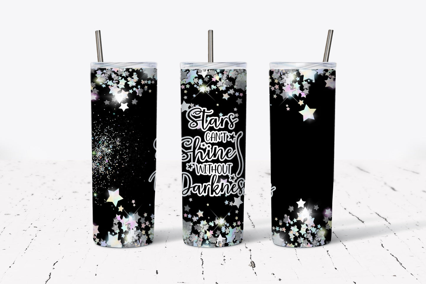 Stars, Can't Shine, Without Darkness,  Stainless Steel, Tumbler, Drinkware