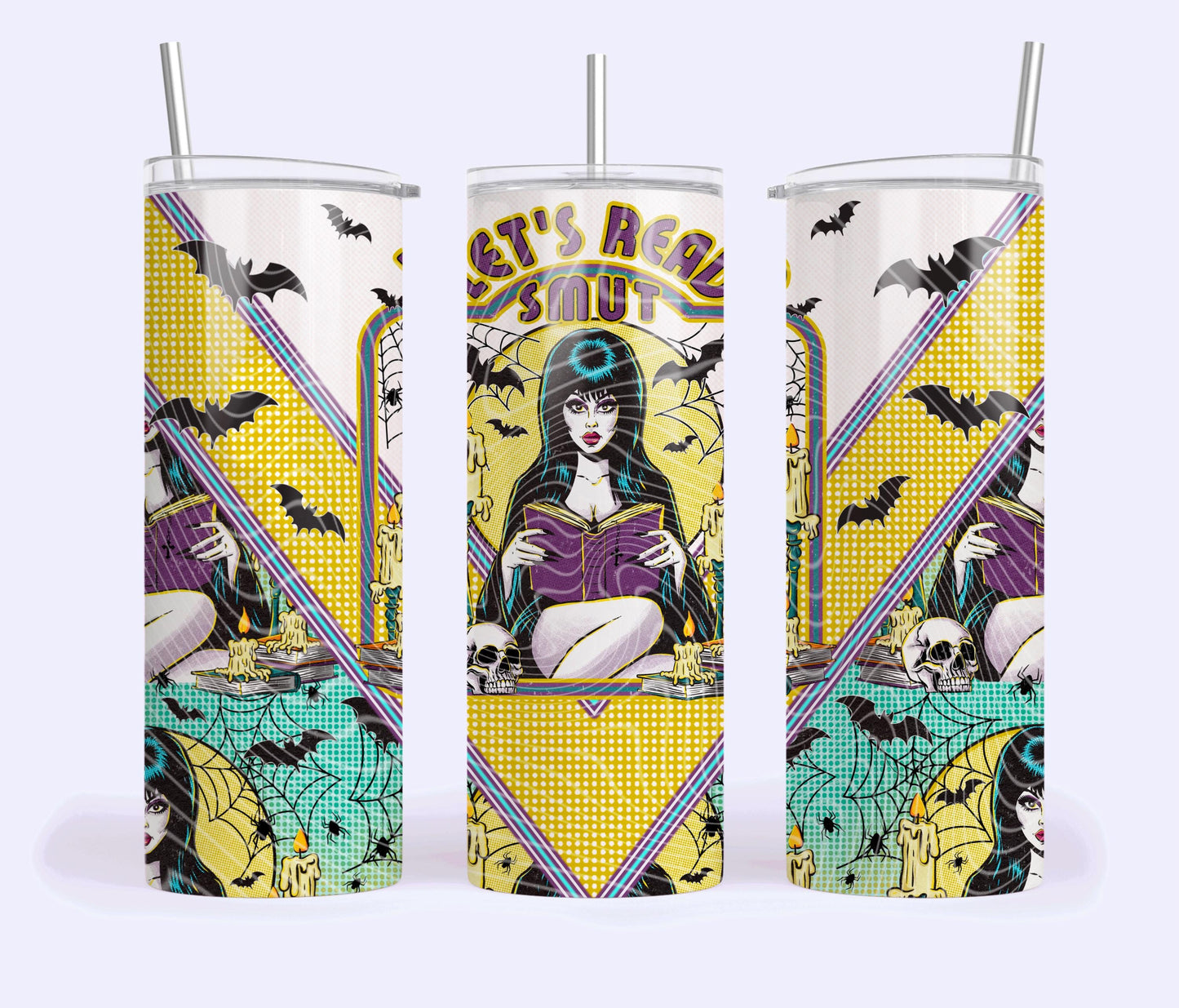 Let's Read, Smut, Book, Stainless Steel, Tumbler, Drinkware