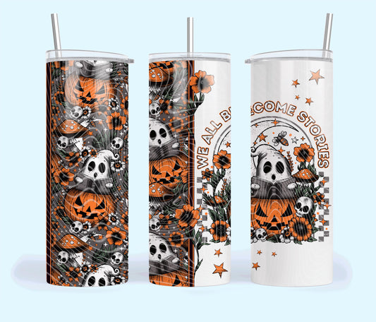 We All Become, Stories, Ghost, Halloween, Stainless Steel, Tumbler, Drinkware