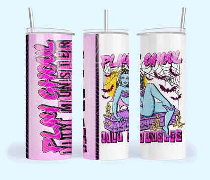 Play, Ghoul, Munster, Halloween, Stainless Steel, Tumbler, Drinkware