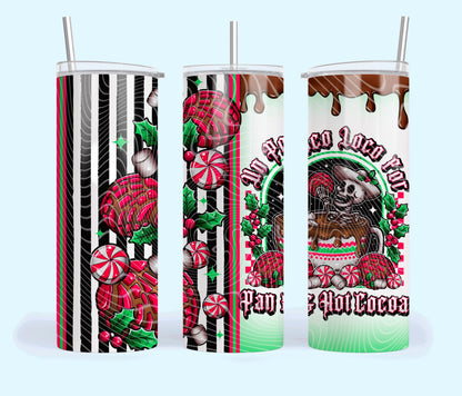Poco, Loco, Hot Cocoa, Skeleton, Stainless Steel, Tumbler, Drinkware