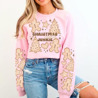 Christmas, Junkie, Cookie,  DTF Transfer