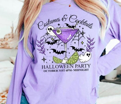 Costumes, Cocktails, DTF Transfer