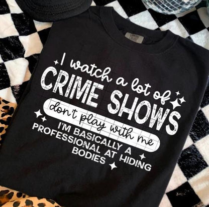 Crime Shows, TV, Professional, DTF Transfer