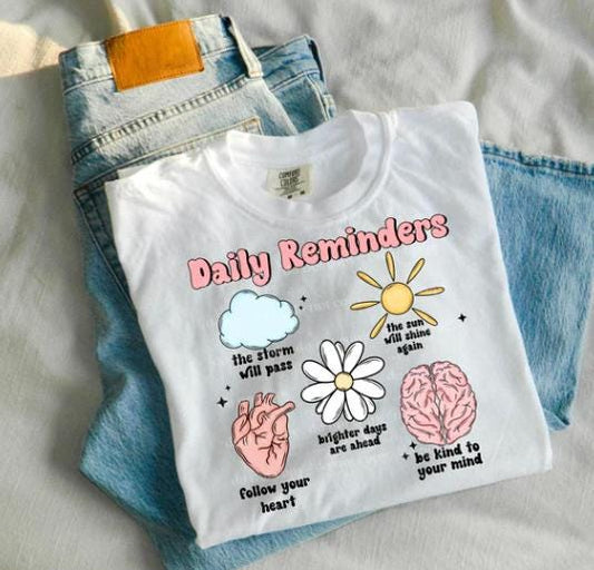 Daily, Reminders, Inspirational, DTF Transfer