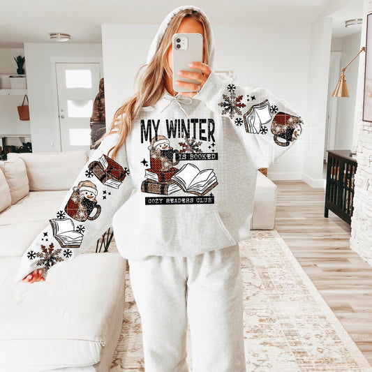 My Winter Is Booked, Book Club, Winter, Christmas, DTF Transfer