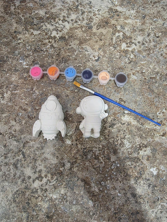 Space Themed Paintable Figurine Kits