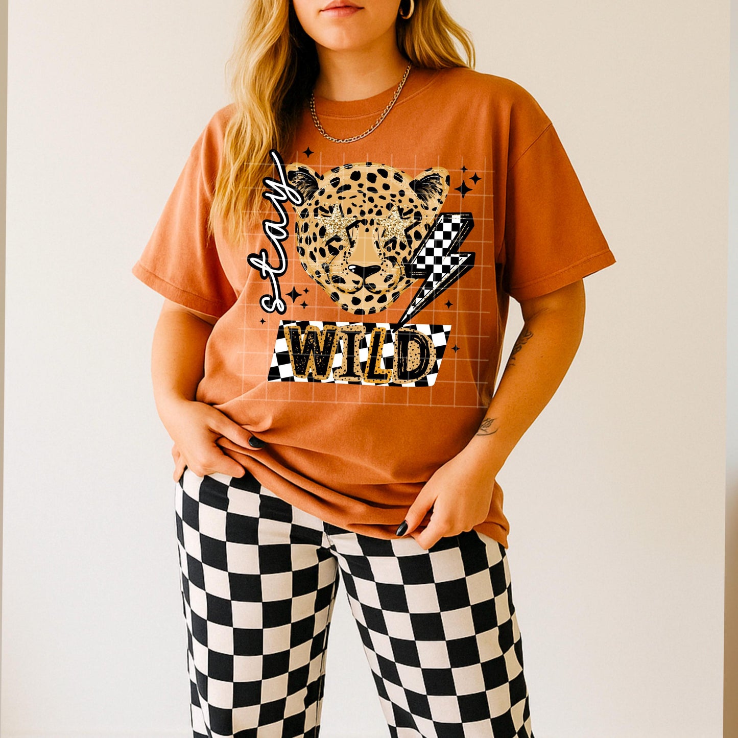 Stay Wild, Leopard, DTF Transfer