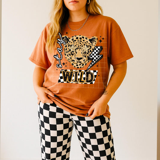 Stay Wild, Leopard, DTF Transfer
