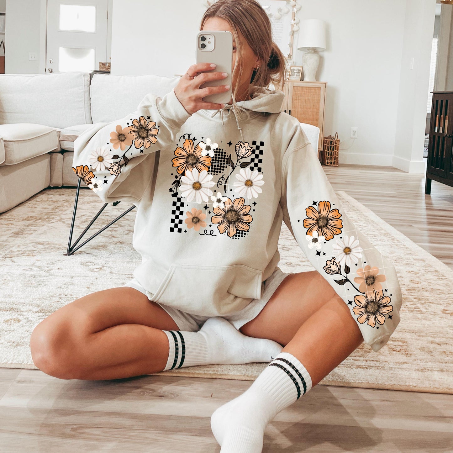 Floral, Boho, Checkered, DTF Transfer