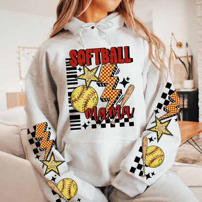 Softball, Mama, DTF Transfer
