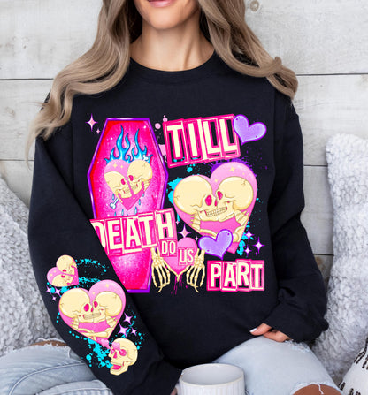 Til Death, Do Us Part, Skeleton, DTF Transfer