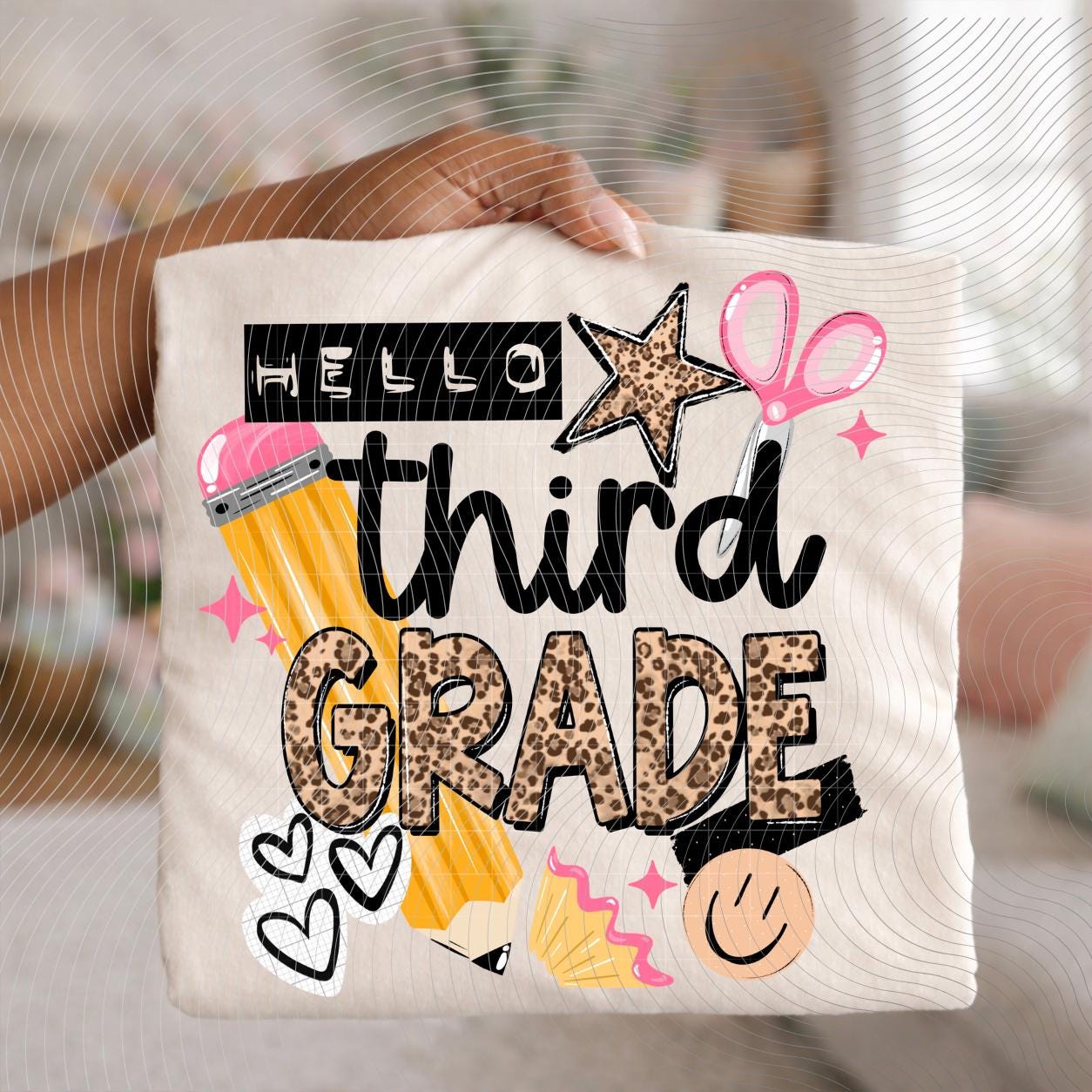 Third Grade, Back To School, DTF Transfer