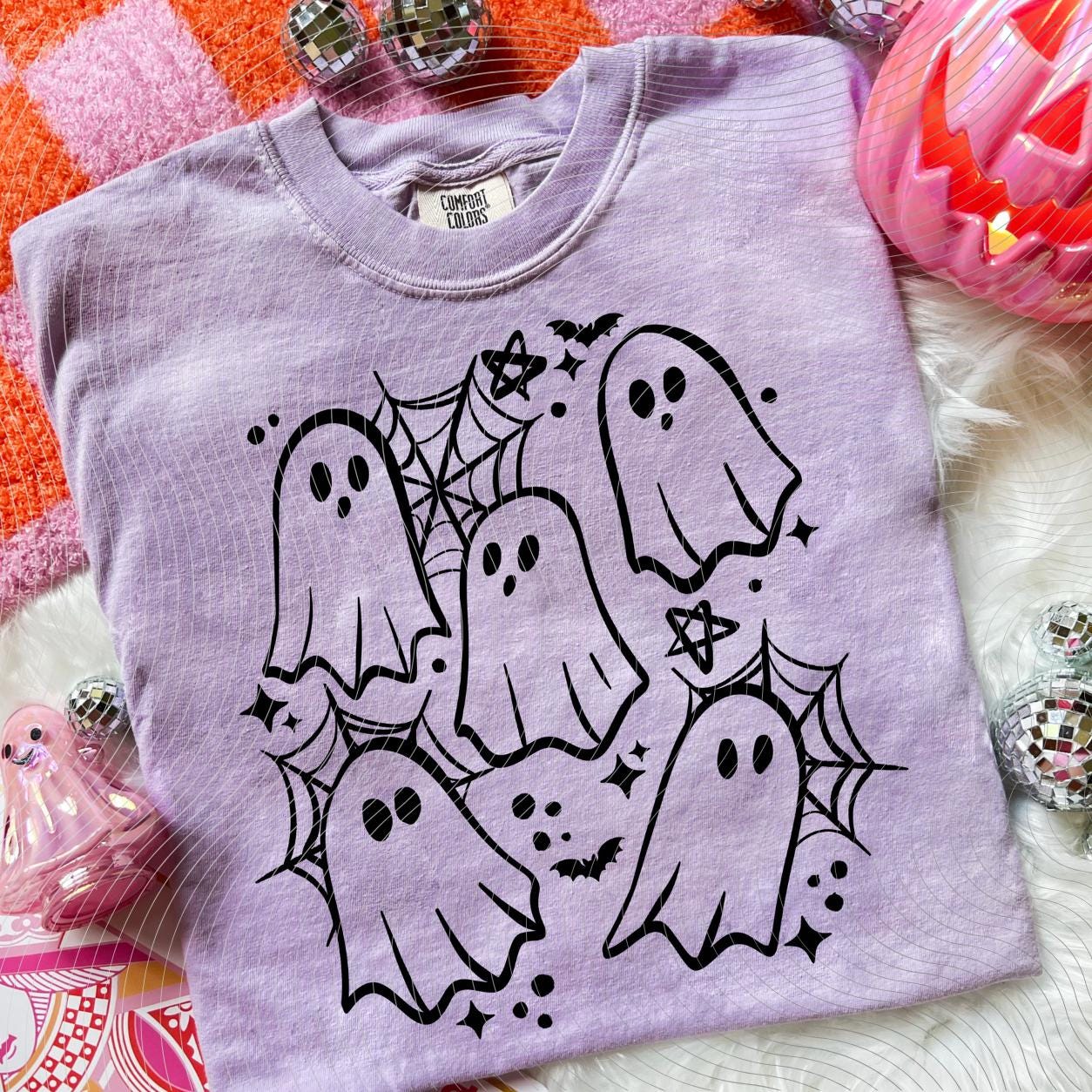 Ghost, Doodle, Fall, Halloween, DTF Transfer