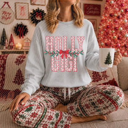 Holly, Gigi, Christmas, DTF Transfer