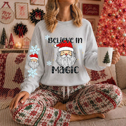Believe, Magic, Santa, Christmas, DTF Transfer