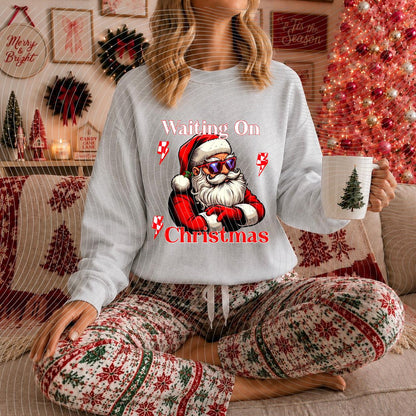 Waiting On, Christmas, DTF Transfer