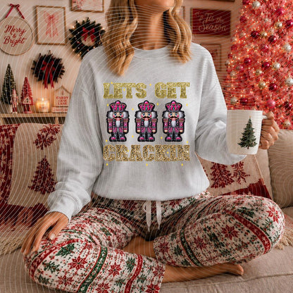 Get Crackin, Nutcracker, Christmas, DTF Transfer