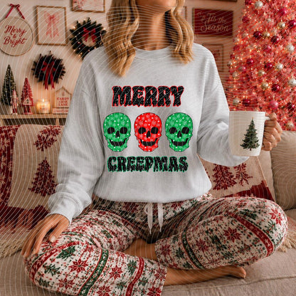 Merry, Creepmas, Christmas, DTF Transfer
