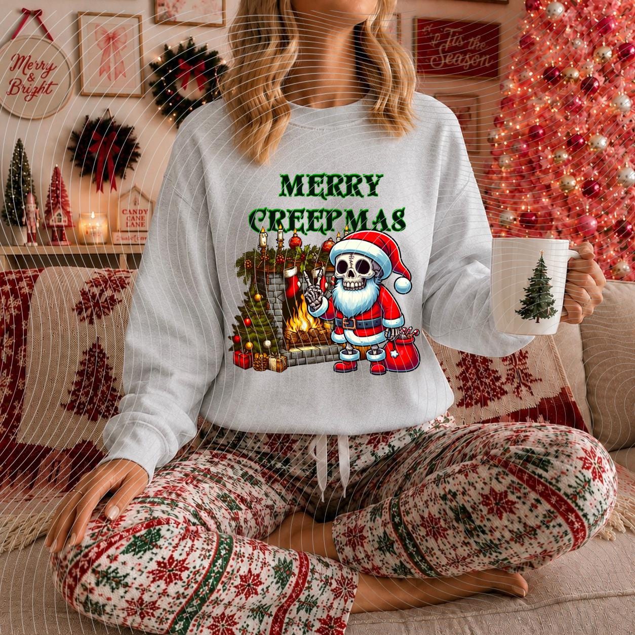 Merry, Creepmas, DTF Transfer