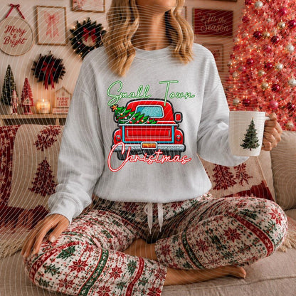 Small, Town, Christmas, DTF Transfer