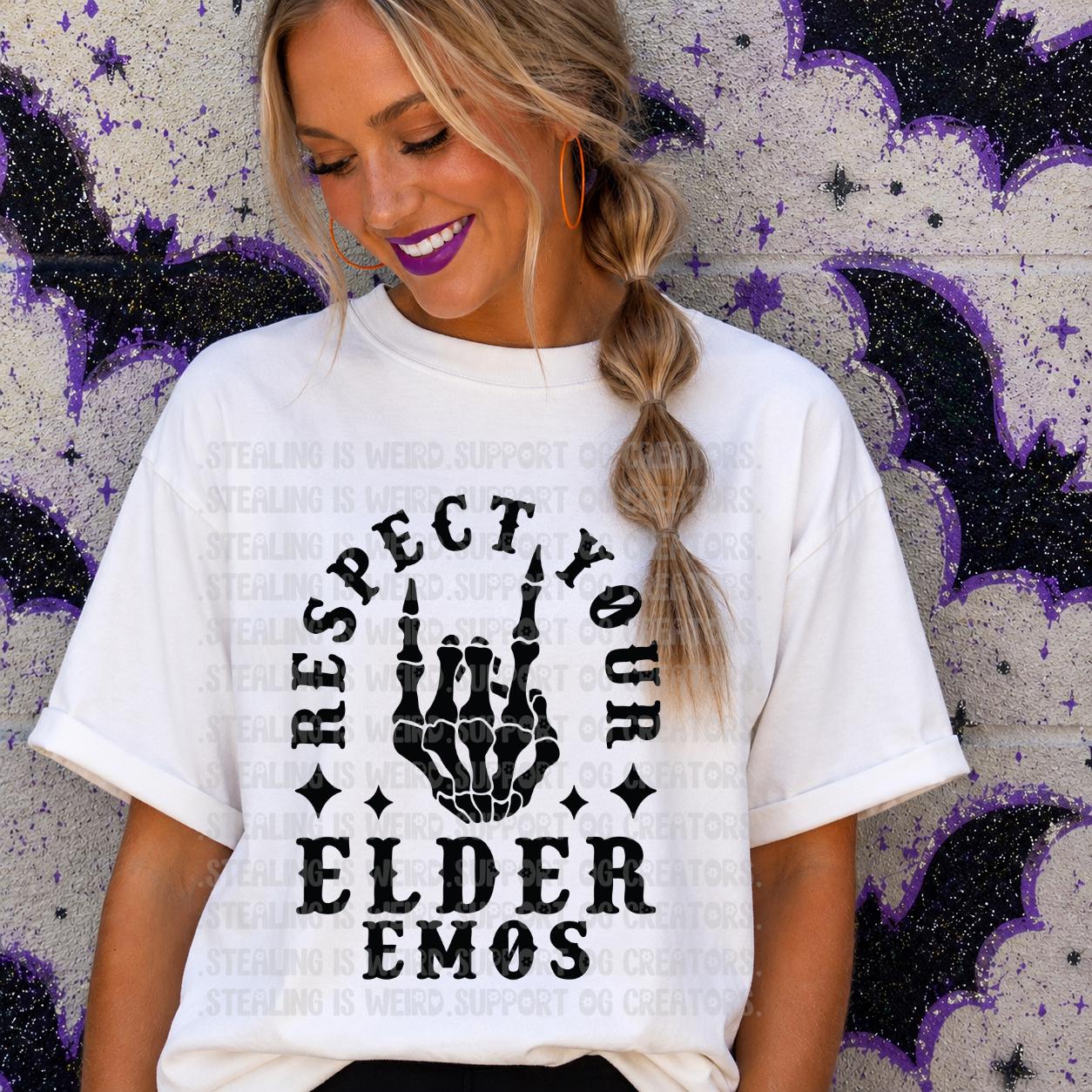 Respect Your Elder, Emos, 90s, Rock, DTF Transfer